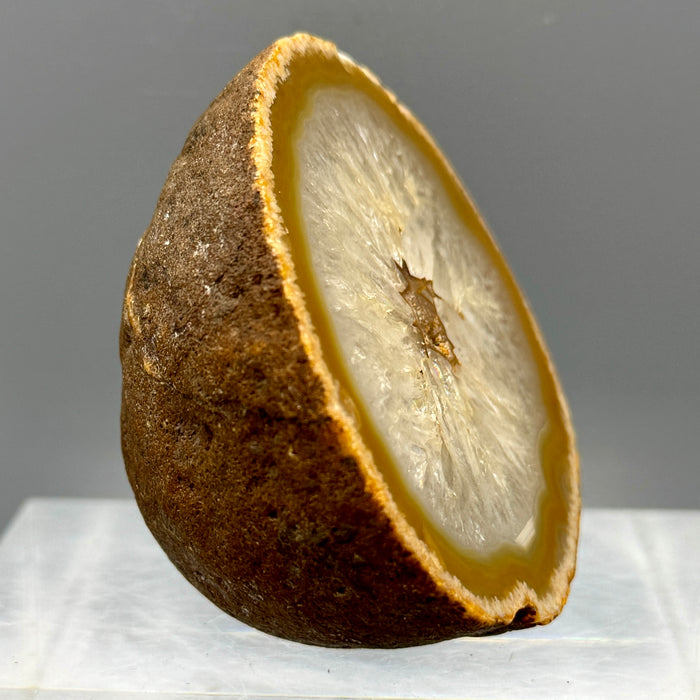 Agata geode minerale pietra da collezione 140 gr.