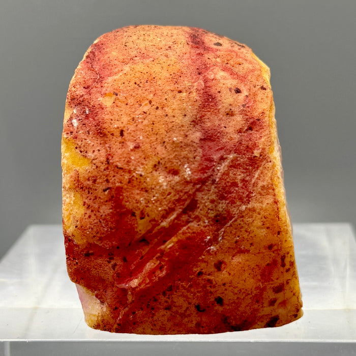 Agata rosa del Brasile geode minerale pietra da collezione 170 gr.