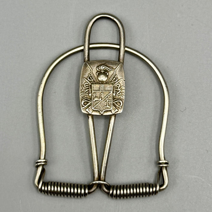 Clip fermasoldi stemma Carabinieri in argento 800 Unoaerre 1990 ca