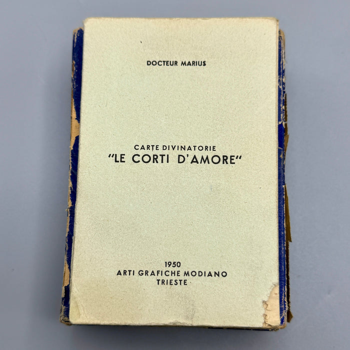 Modiano "Le Corti d'Amore" tarocchi Carte Divinatorie mazzo completo 1950