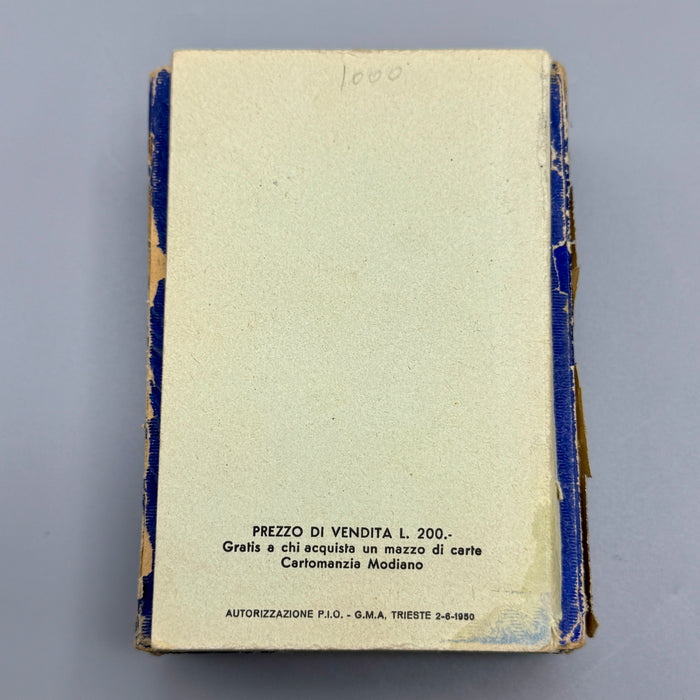 Modiano "Le Corti d'Amore" tarocchi Carte Divinatorie mazzo completo 1950