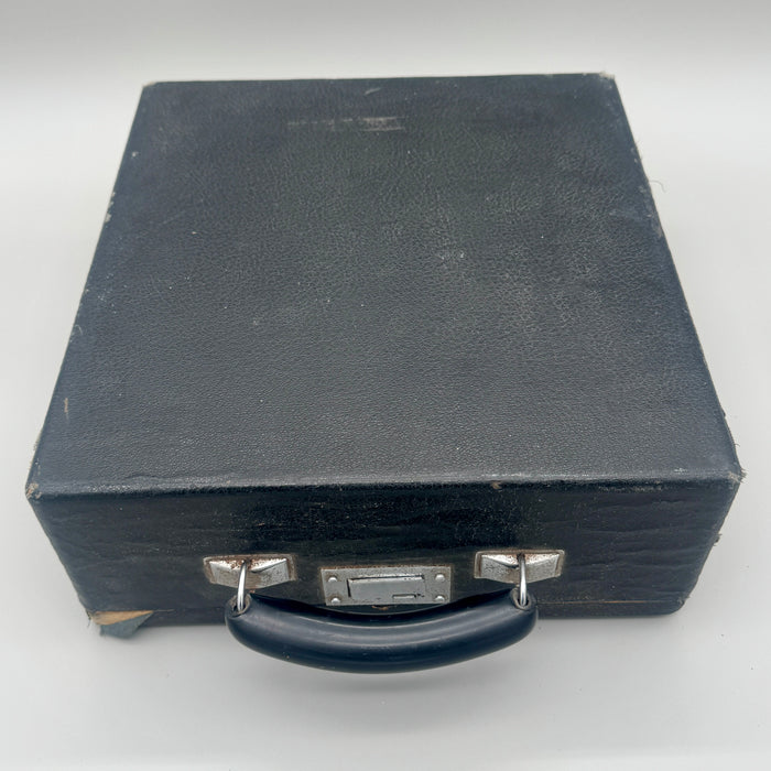 Olivetti Ico MP1 nera macchina scrivere con custodia 1930 ca