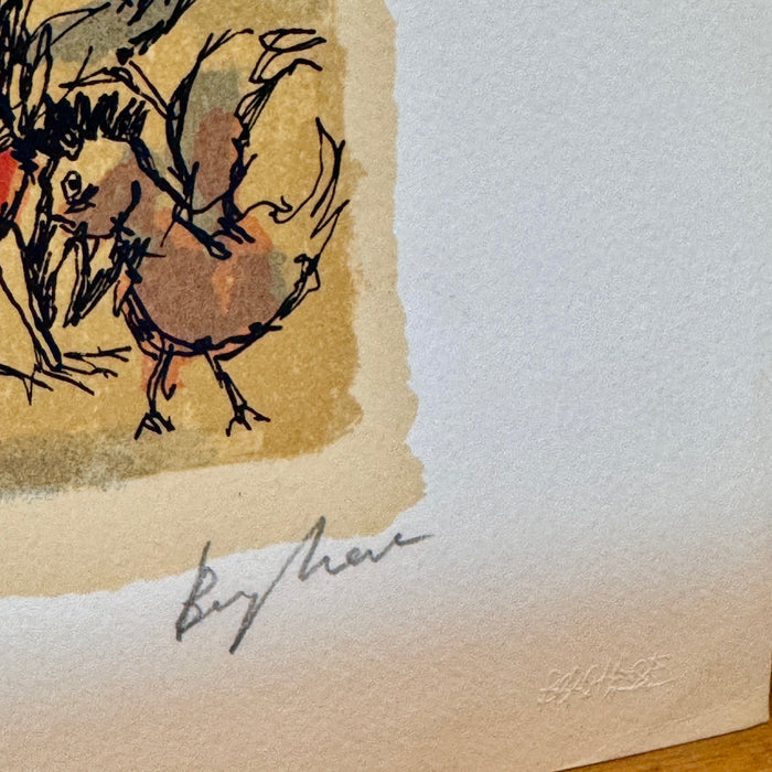 Franz Borghese - "Senza titolo" - litografia su carta 24/150 - 1990 ca (v2)