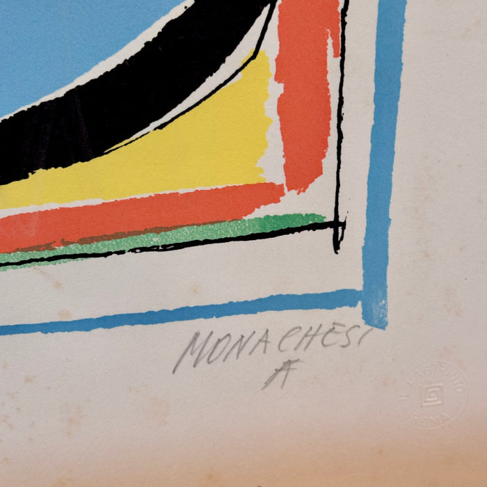 Sante Monachesi - "Universo" - serigrafia su carta 69/100 - 1981