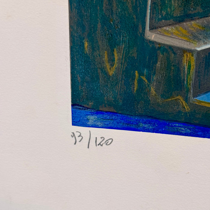 Antonio Possenti - "Senza titolo" - serigrafia su carta 92/120 - 1990 ca