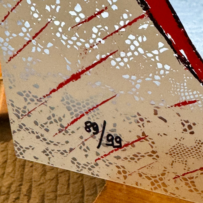 Salvatore Fiume - "Senza titolo" - serigrafia specchio su pannello 89/99 1980 ca