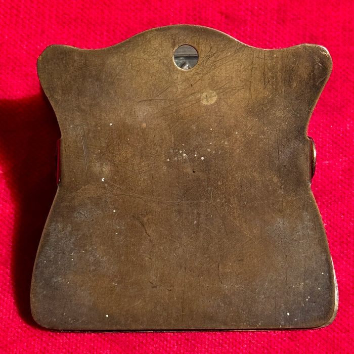 Pinza R. Pagni Firenze pubblicitaria farmaceutica ottone 1920 ca