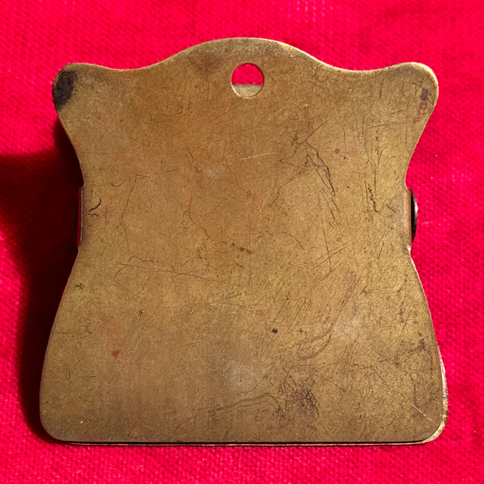 Pinza Parenti Siena pubblicitaria dolci farmacia ottone 1920 ca