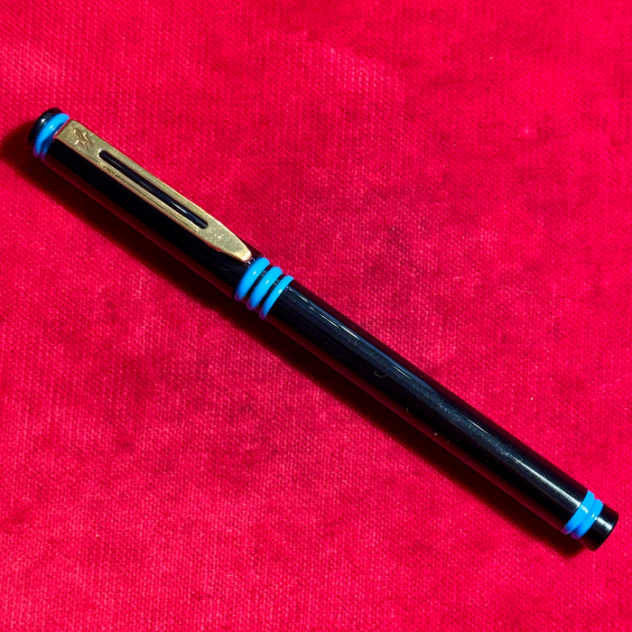 Penna Waterman Forum Agora roller nera blu 1990 ca