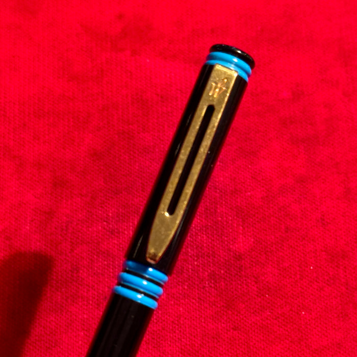 Penna Waterman Forum Agora roller nera blu 1990 ca
