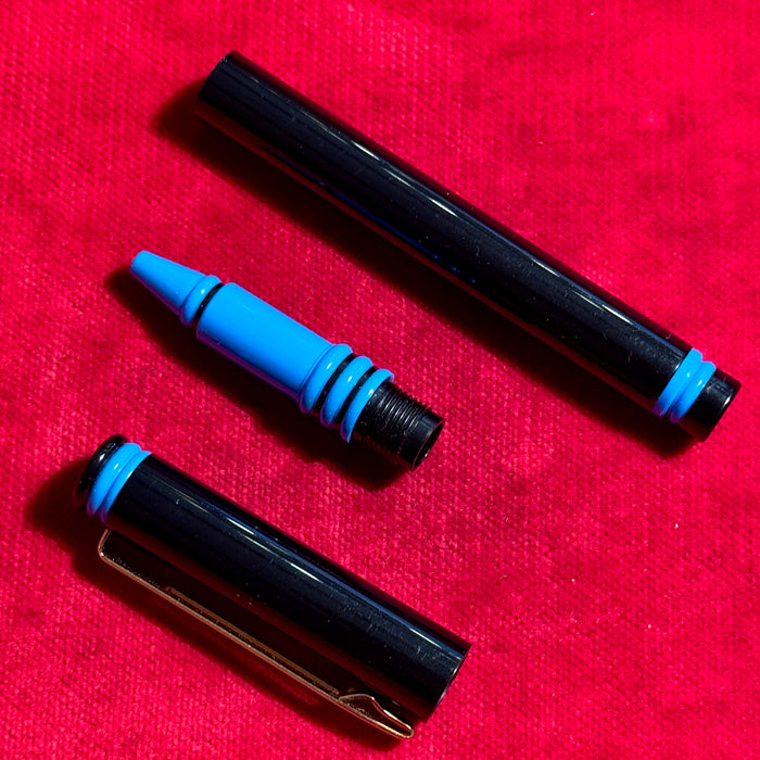 Penna Waterman Forum Agora roller nera blu 1990 ca