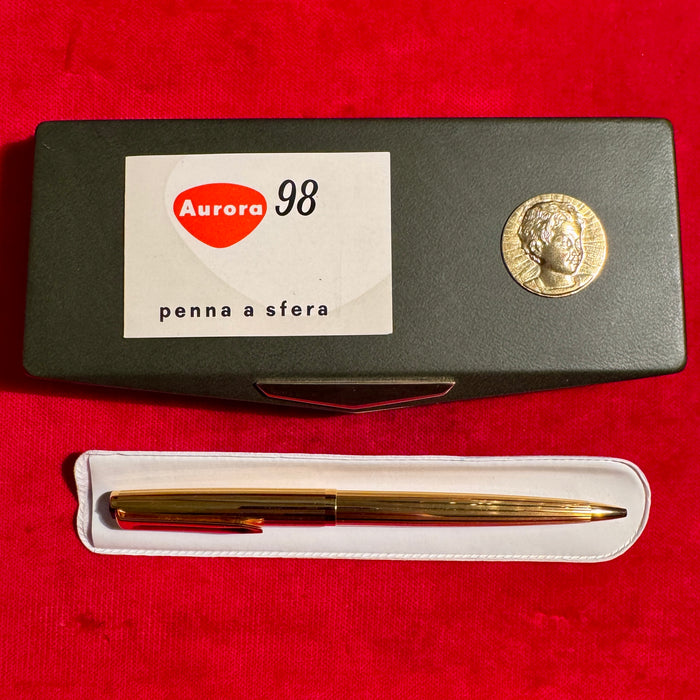 Penna Aurora 98 roller con scatola 1980 ca