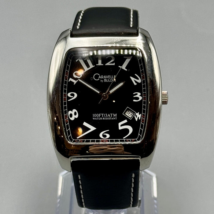 Bulova Caravelle orologio quarzo acciaio 37x46 mm anno 2000 ca