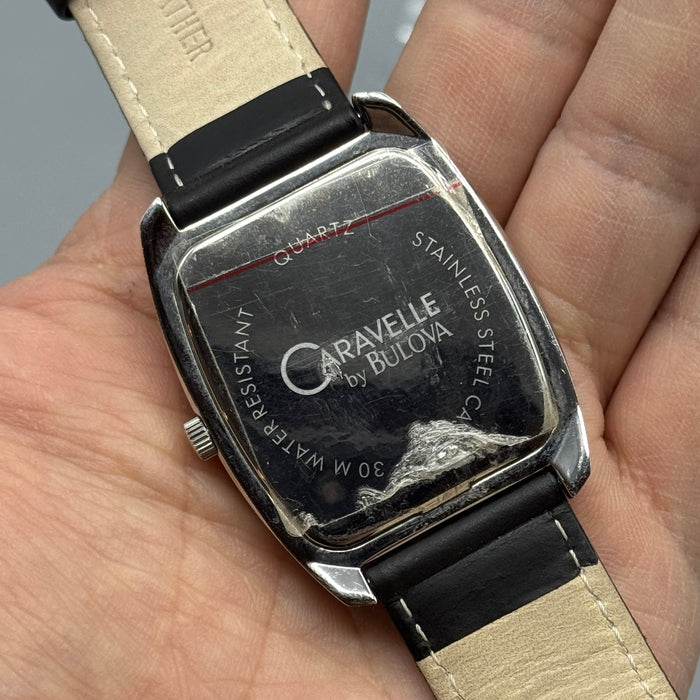 Bulova Caravelle orologio quarzo acciaio 37x46 mm anno 2000 ca