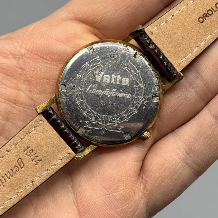 Vetta Competizione ref. 2237 orologio meccanico dorato 35mm 1960 ca