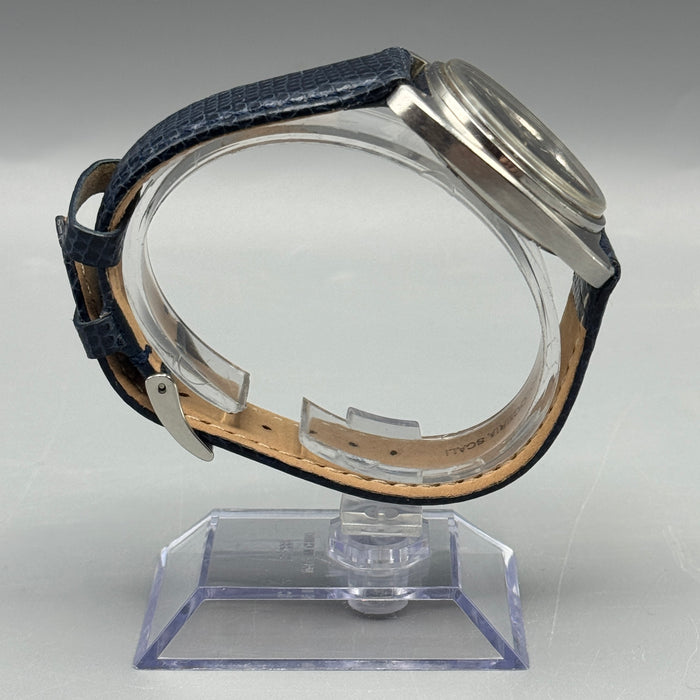 Bulova Accutron ref. 2180 orologio acciaio quadrante scuro 35 mm Swiss 1970 ca