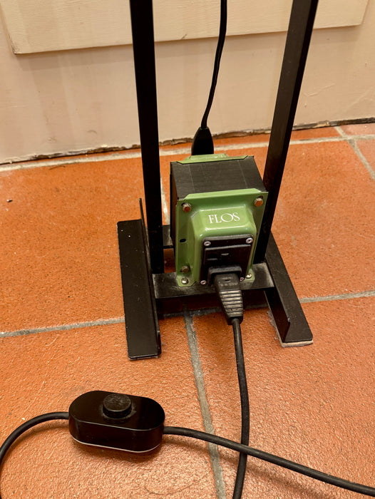 Flos Toio design Achille & Pier Giacomo Castiglioni verde lampada terra piantana 1990 ca