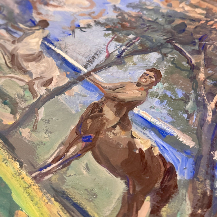 Vittorio Giunti – “Allegoria mitologica” – tecnica mista su cartone – 1920 ca