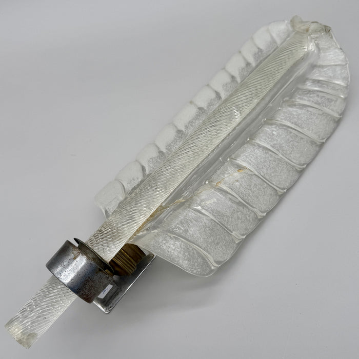 Applique "Piuma" vetro Murano Barovier & Toso 1930 ca