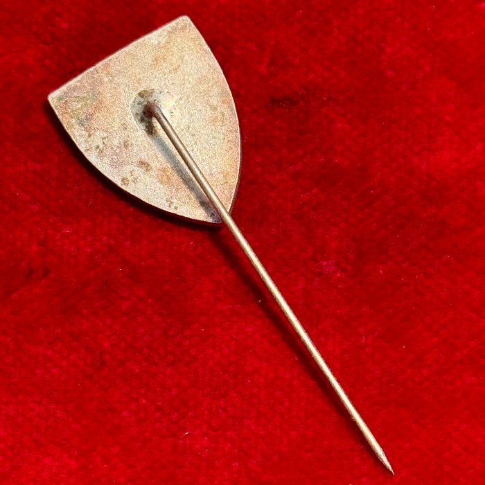 Distintivo Contrada Sovrana dell' Istrice Palio Siena ordinario smaltato 1967