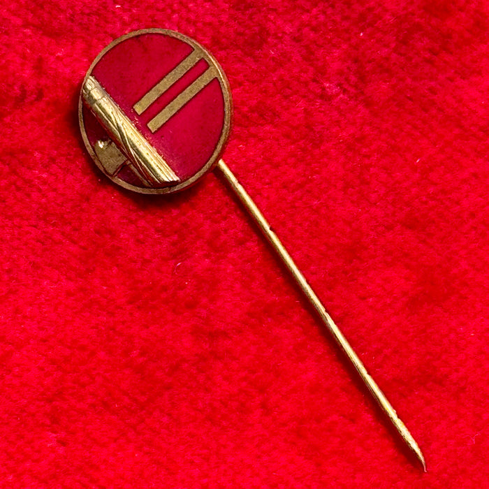 Distintivo Personale di Ruolo Fascista Gruppo C Grado X smaltato 1930 ca