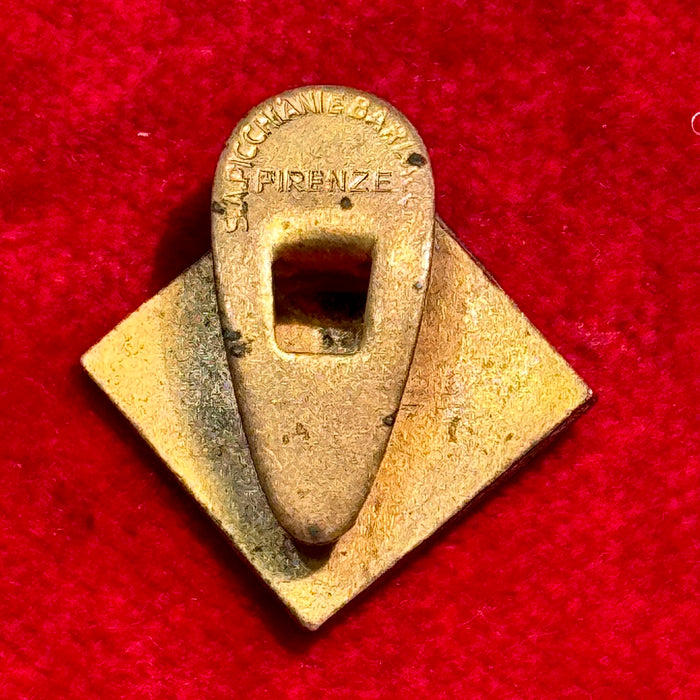 Distintivo Personale di Ruolo Fascista Gruppo B Grado IX smaltato 1930 ca