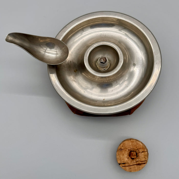 Posacenere vintage con base in sabbia modulabile da divano Italia 1960 ca