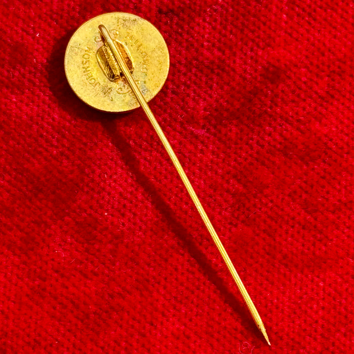 Distintivo spillone Touring Club Italiano TCI smaltato 1950 ca
