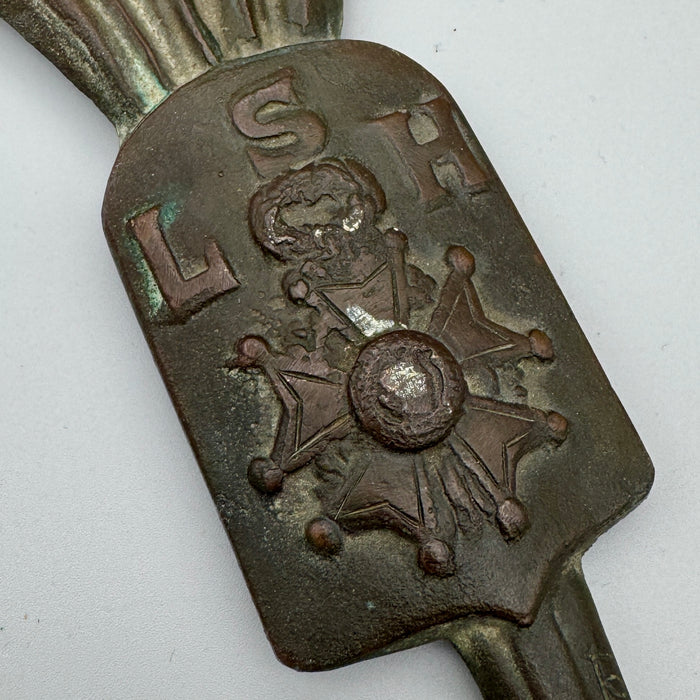 Palma funebre Legione d'Onore bronzo Georges-Lucien Guyot Francia 1920 ca