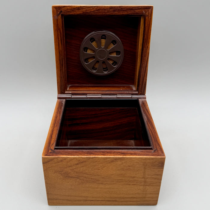 Humidor in legno per sigari corti Italia 1990 ca