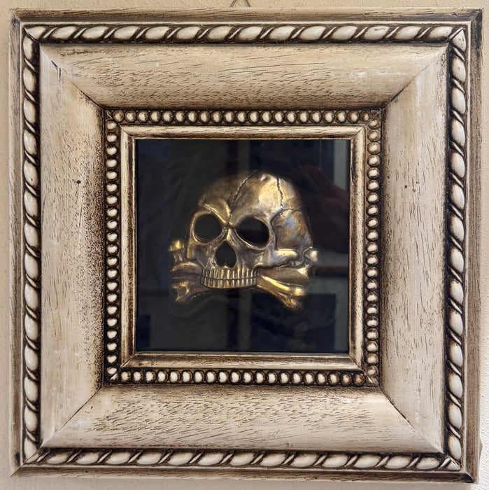El Rana - "Totenkopf" - placca d'argento in cornice - 2020 ca
