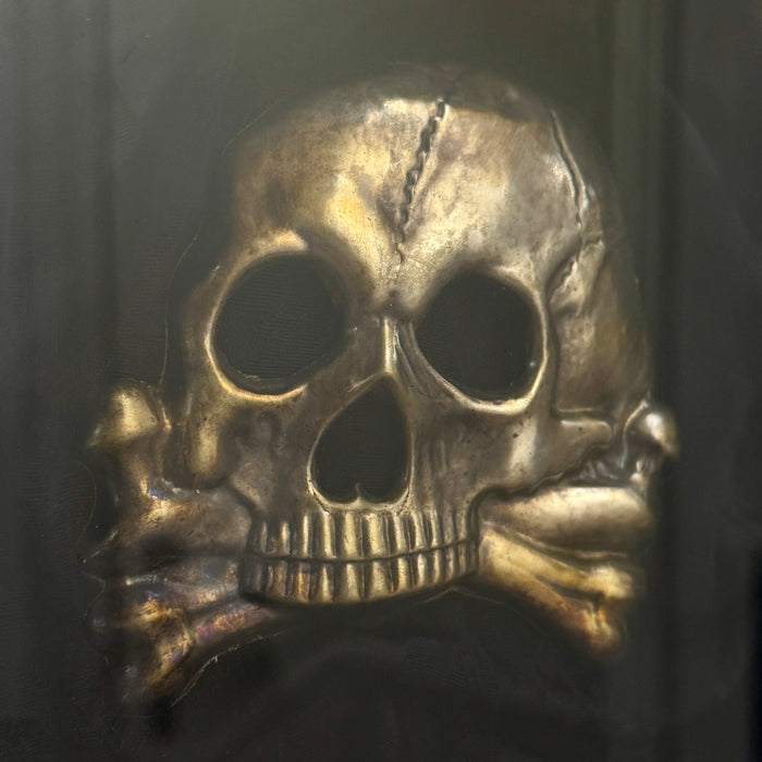 El Rana - "Totenkopf" - placca d'argento in cornice - 2020 ca