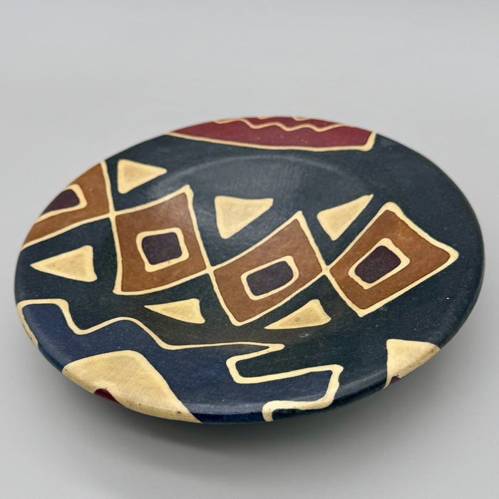 Piatto ceramica arte Africana metà XX sec.