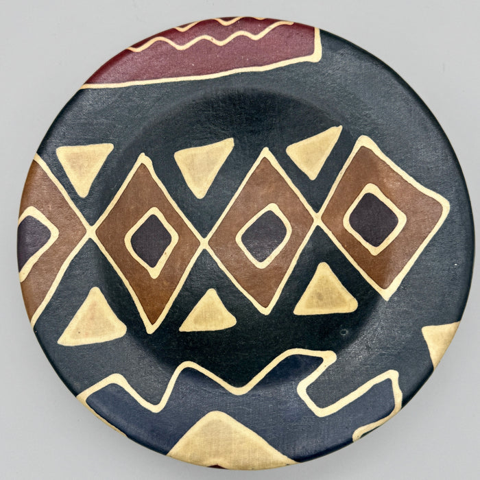 Piatto ceramica arte Africana metà XX sec.