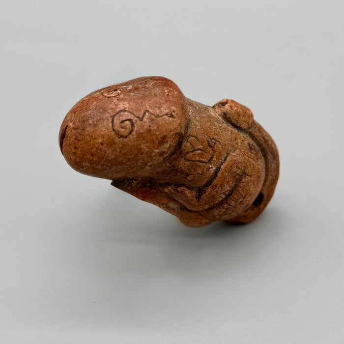 Palad Khik amuleto in terracotta fertilità maschile Thai inizio XX sec.