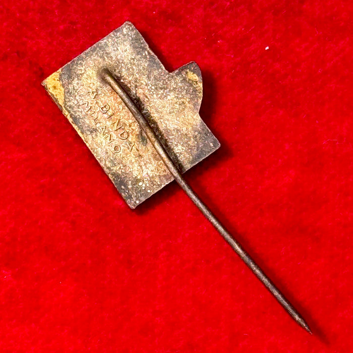 Distintivo Giornata delle Due Croci A.F. XII Campana 1933 argentato