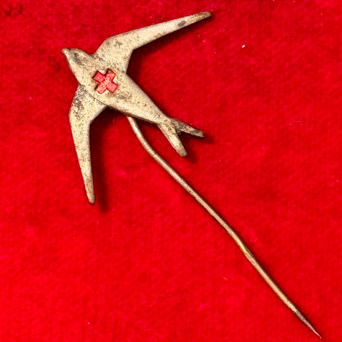 Distintivo Giornata delle Due Croci Rondine 1930 ca