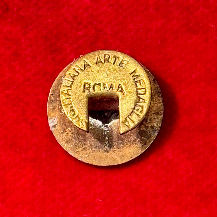 Distintivo Giornata delle Due Croci ramo ciliegio Roma 1930 ca