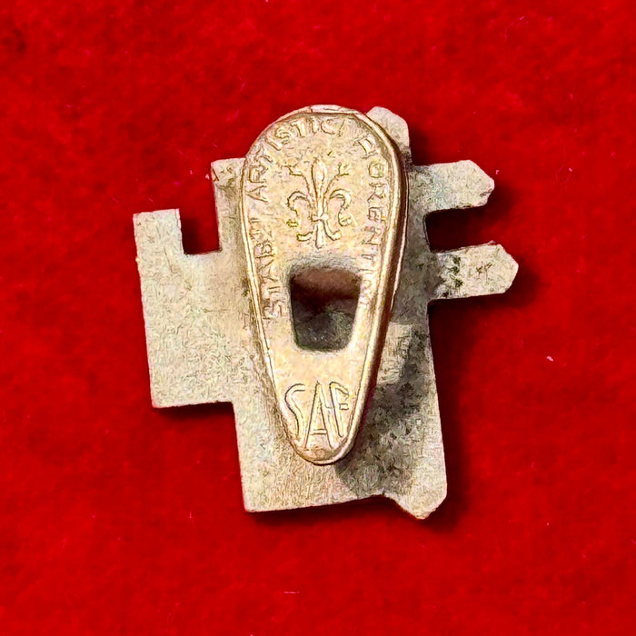 Distintivo Giornata delle Due Croci "Viribus Unitis" argentato 1930 ca