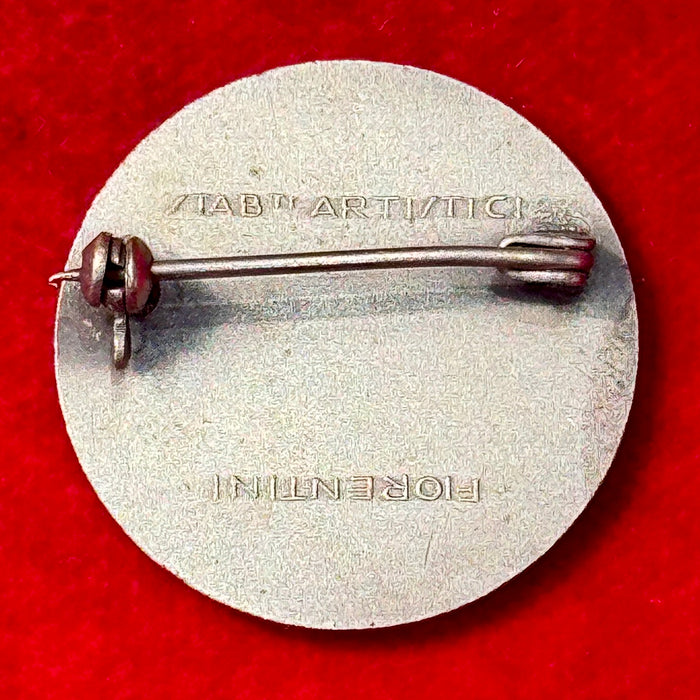 Distintivo Croce Rossa Infermiera Volontaria CRI Stab. Art. Fiorentini 1950 ca