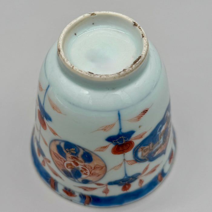 Yunomi tazza in porcellana dipinta Imari Giapponese XX sec.
