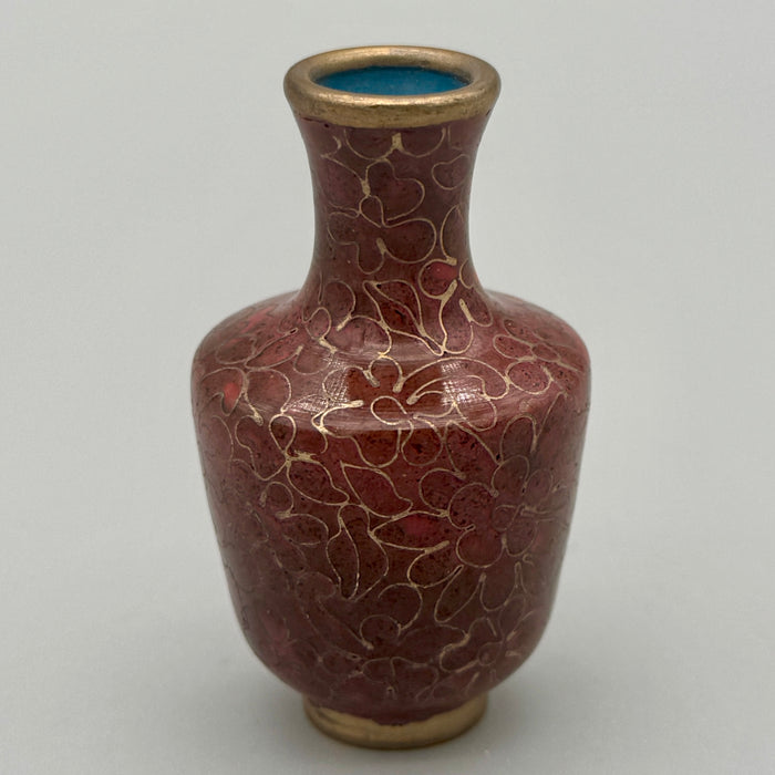 Piccolo vaso in cloisonné Cina XX sec.