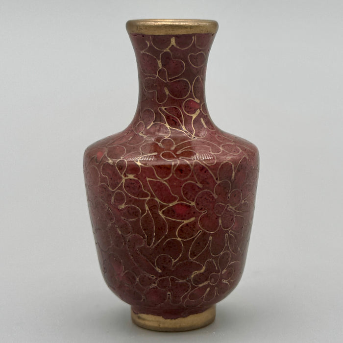 Piccolo vaso in cloisonné Cina XX sec.