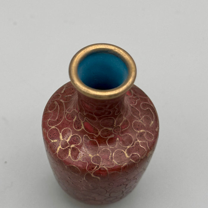 Piccolo vaso in cloisonné Cina XX sec.