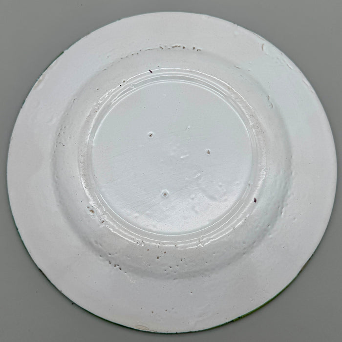 Piatto porcellana D'Este decoro floreale XX sec.