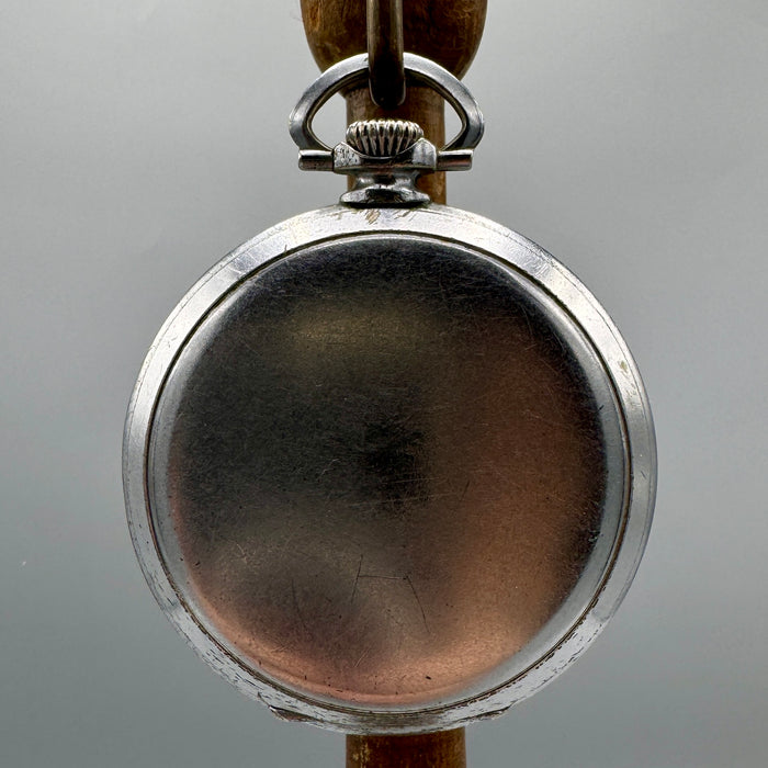 Zenith orologio da tasca cromato 47 mm Swiss 1930 ca