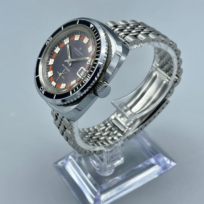 Darman Skin Diver orologio meccanico acciaio 37 mm Swiss 1970 ca