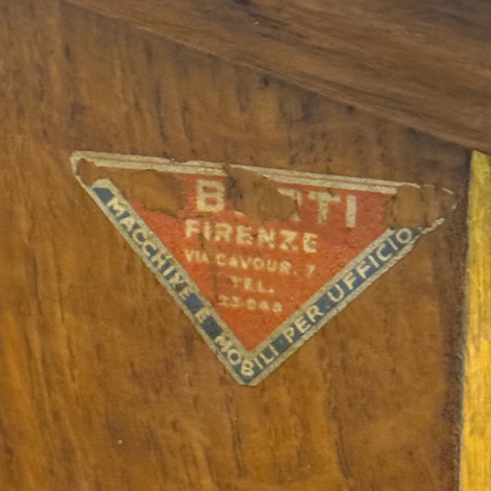 Scrivimpiedi antico a serrandina mobile Berti Firenze 1930 ca