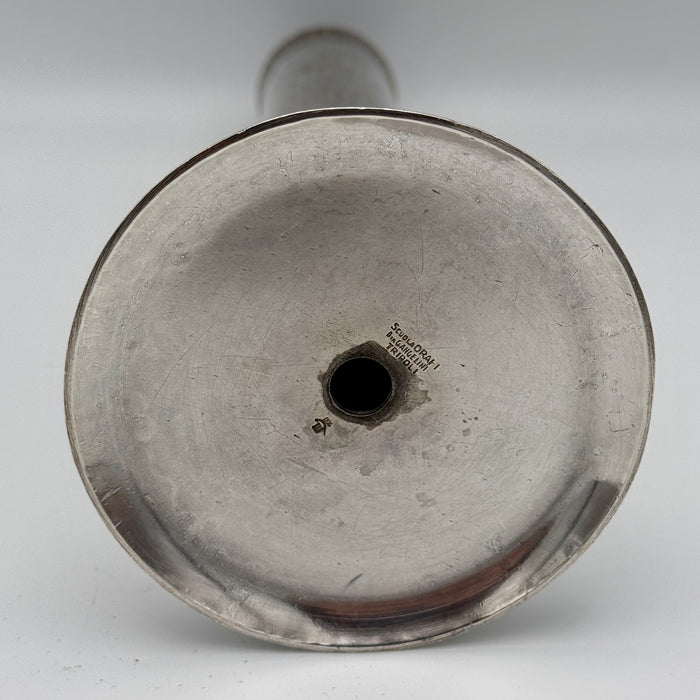 Vaso tulipaniera argento 0.900 orafo Guido Angelini Tripoli Libia Italiana 1935