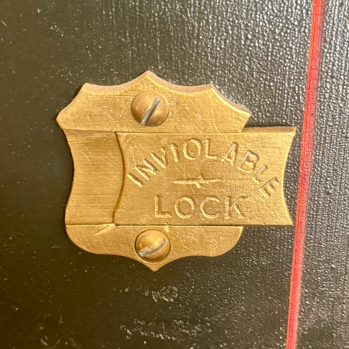 Cassaforte T. Withers & Sons restaurata UK 1900 ca